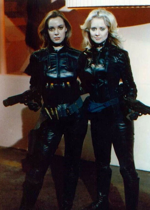 Ann Lockhart Sheba and Laurette Sprang Cassie Battlestar Galactica